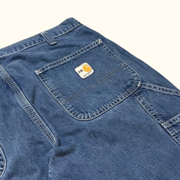 Pantalón vaquero carpenter Carhartt FR vintage 2000s - Imagen 2