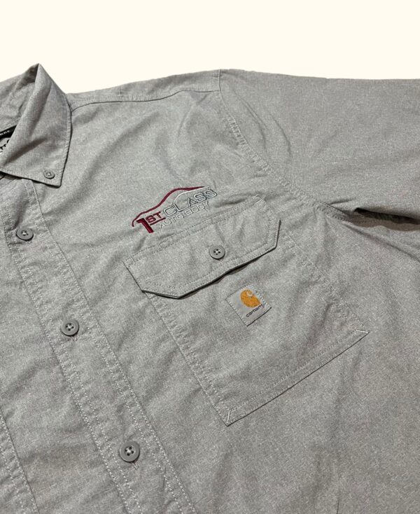Camisa manga corta Carhartt workwear vintage 2000s - Imagen 2