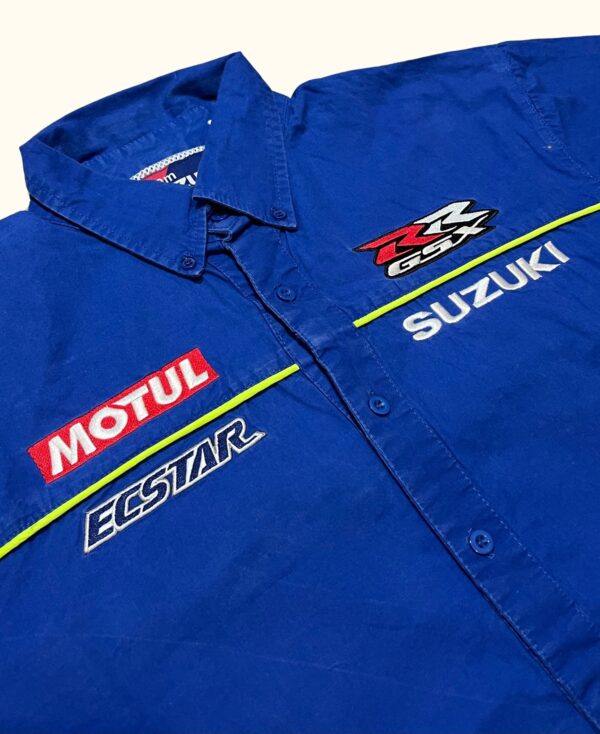 Camisa manga corta Racing Suzuki vintage 2000s - Imagen 2