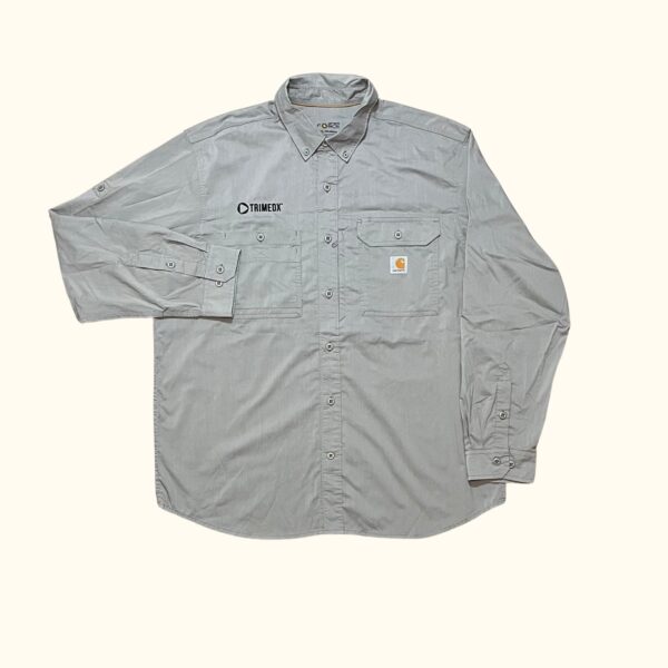Camisa manga larga workwear bolsillos Carhartt vintage 2000s