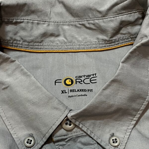 Camisa manga larga workwear bolsillos Carhartt vintage 2000s - Imagen 4