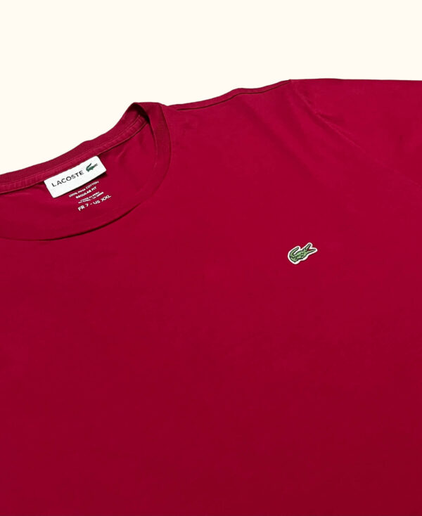 Camiseta manga corta Lacoste streetwear vintage 2000s - Imagen 2