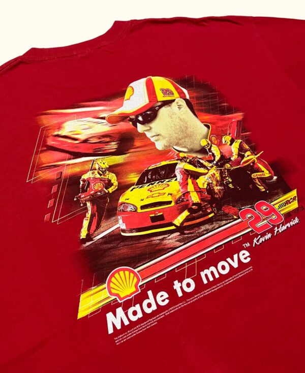 Camiseta manga corta Nascar Shell streetwear vintage 2000s - Imagen 3
