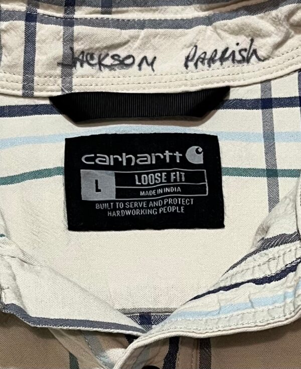 Camisa manga corta bolsillos Carhartt vintage 2000s - Imagen 3