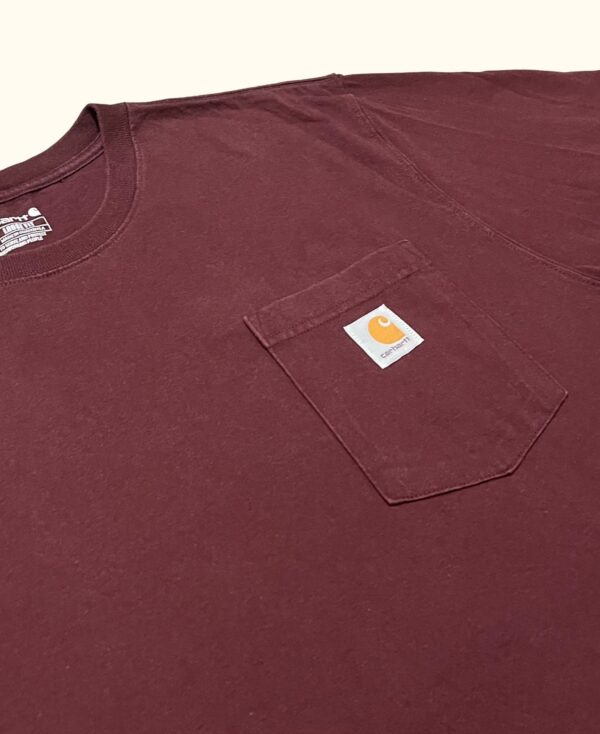 Camiseta manga corta bolsillo Carhartt vintage streetwear 2000s - Imagen 2
