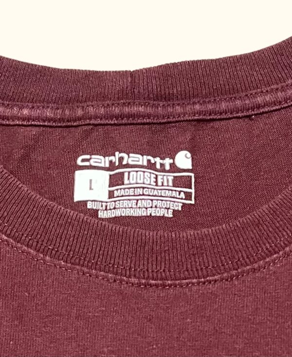 Camiseta manga corta bolsillo Carhartt vintage streetwear 2000s - Imagen 3