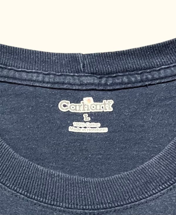 Camiseta manga corta bolsillo Carhartt vintage streetwear 2000s - Imagen 3