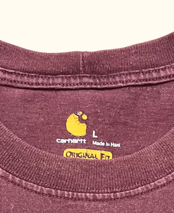 Camiseta manga corta bolsillo Carhartt vintage streetwear 2000s - Imagen 3