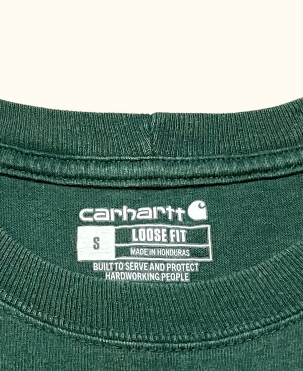 Camiseta manga corta bolsillo Carhartt vintage streetwear 2000s - Imagen 3