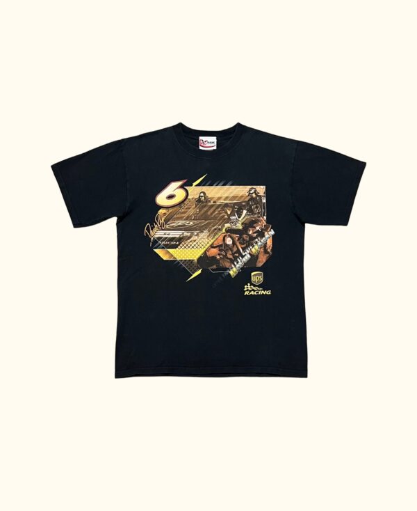Camiseta manga corta carreras Nascar UPS vintage streetwear 2000s