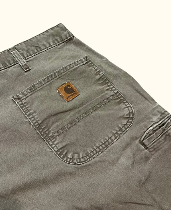 Pantalón corto bermudas canvas cargo carpenter Carhartt vintage 2000s - Imagen 2