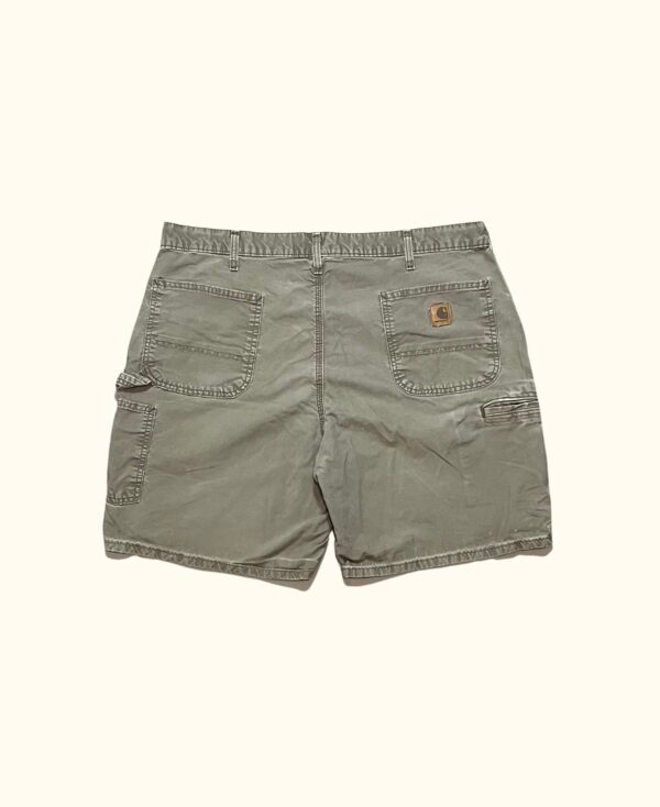 Pantalón corto bermudas canvas cargo carpenter Carhartt vintage 2000s - Imagen 5