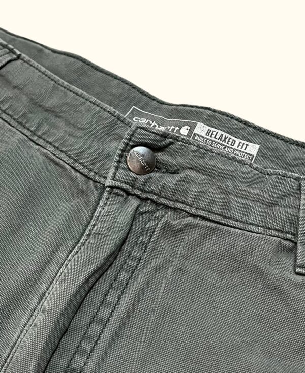 Pantalón corto bermudas canvas work short Carhartt vintage 2000s - Imagen 3
