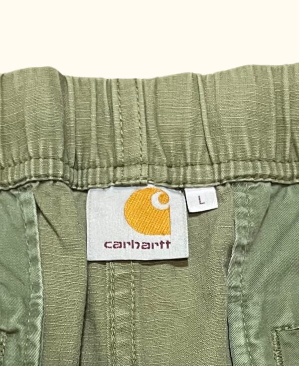 Pantalón corto bermudas colton clip Carhartt vintage 2000s - Imagen 4