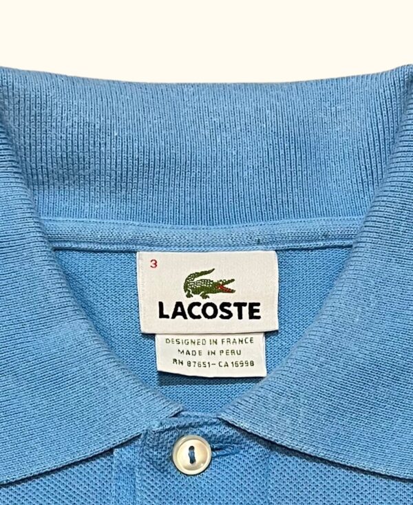Polo manga corta Lacoste vintage 90s - Imagen 3