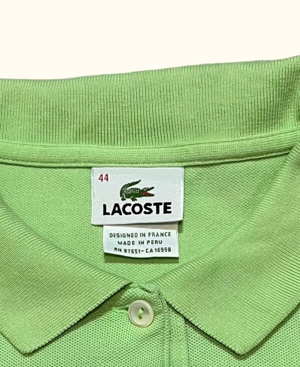 Polo manga corta mujer Lacoste vintage 90s - Imagen 3