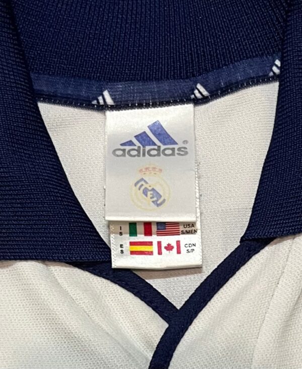 Camiseta fútbol retro Adidas Real Madrid 2000/01 - Imagen 4