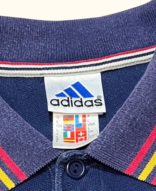 Polo fútbol manga corta Adidas Selección Española vintage 2000s - Imagen 5