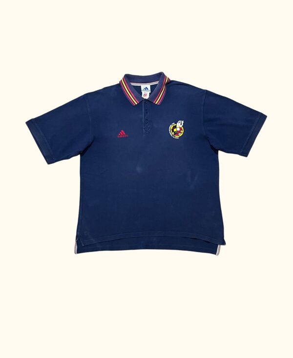 Polo fútbol manga corta Adidas Selección Española vintage 2000s