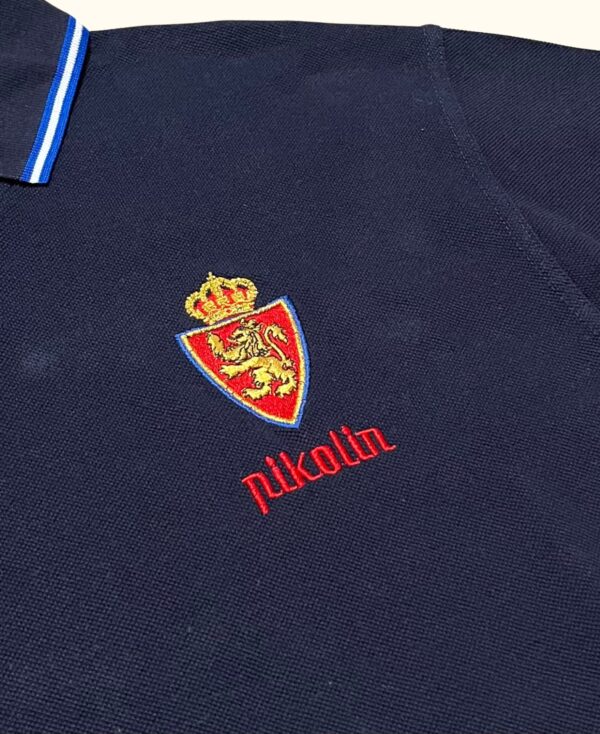 Polo fútbol manga corta Kappa FC Zaragoza vintage 90s - Imagen 3