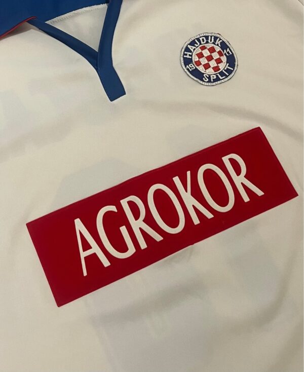 Camiseta fútbol retro blanca Hajduk Split vintage 90s - Imagen 3