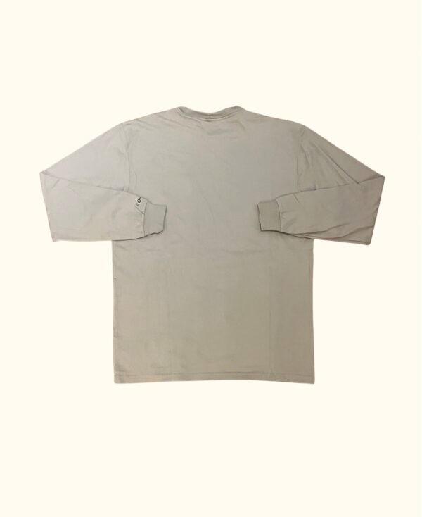 Camiseta manga larga bolsillo beige Carhartt FR vintage 2000s - Imagen 4
