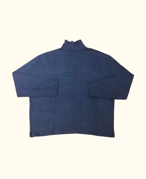 Sudadera media cremallera azul Polo Ralph Lauren vintage 2000s - Imagen 3