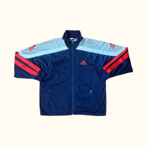 Chaqueta ligera trackjacket Adidas azul vintage 2000s