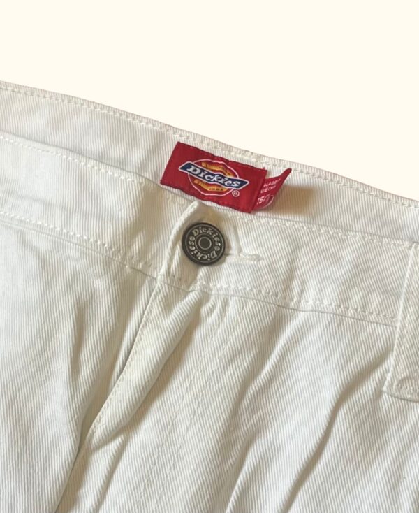 Pantalón carpenter Dickies blanco vintage 2000s - Imagen 3
