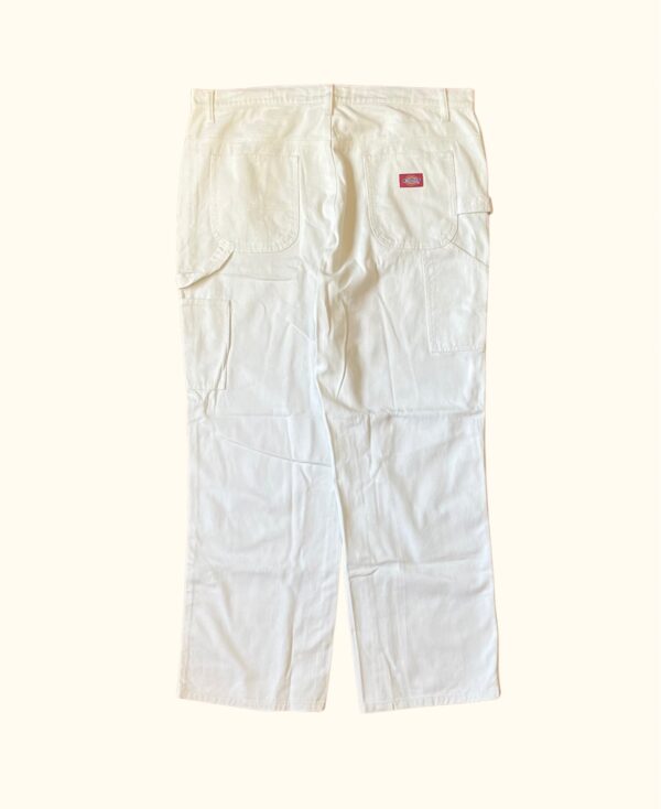 Pantalón carpenter Dickies blanco vintage 2000s - Imagen 5