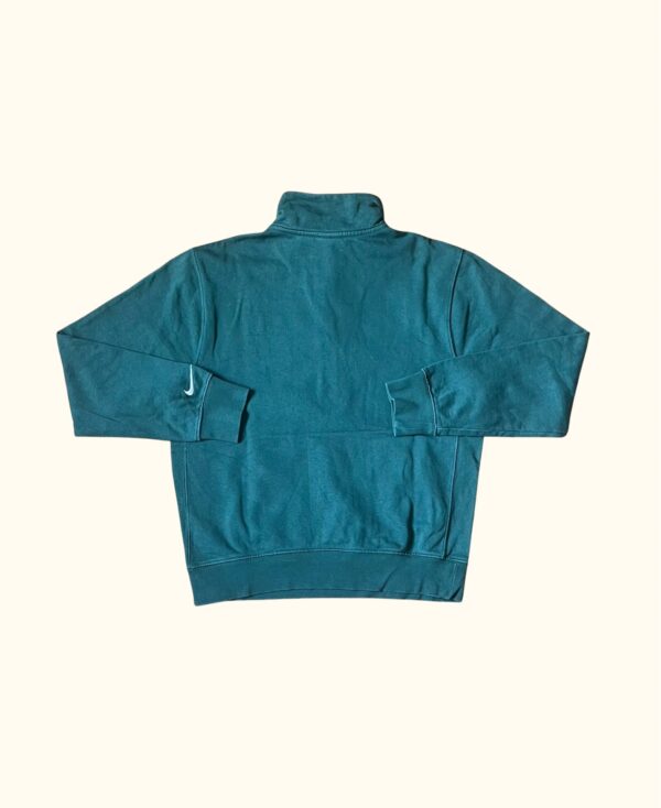 Sudadera media cremallera verde Nike vintage 2000s - Imagen 4