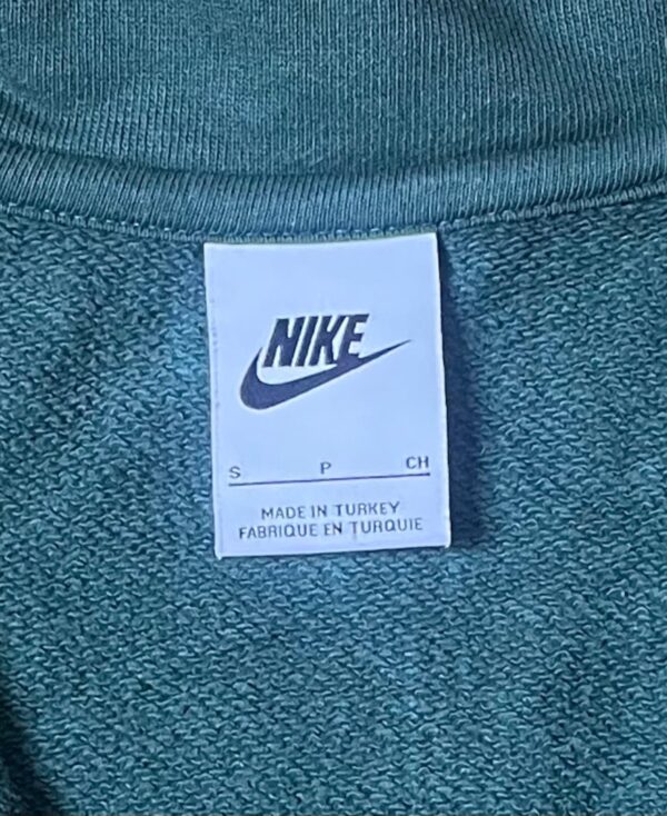 Sudadera media cremallera verde Nike vintage 2000s - Imagen 3